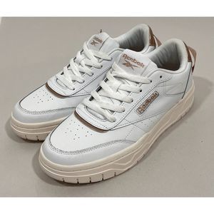 Women's Reebok Classics Chalk Casual Lace-Up Shoes AR30184W White/Rose/Gold 8.5